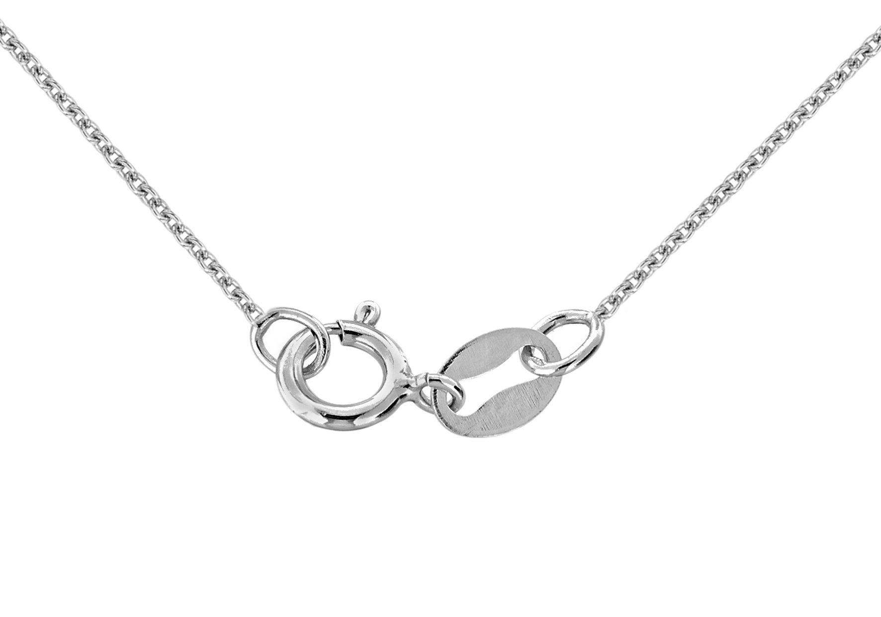 18ct White Gold 0.50ct Diamond Interlocked Heart Necklace