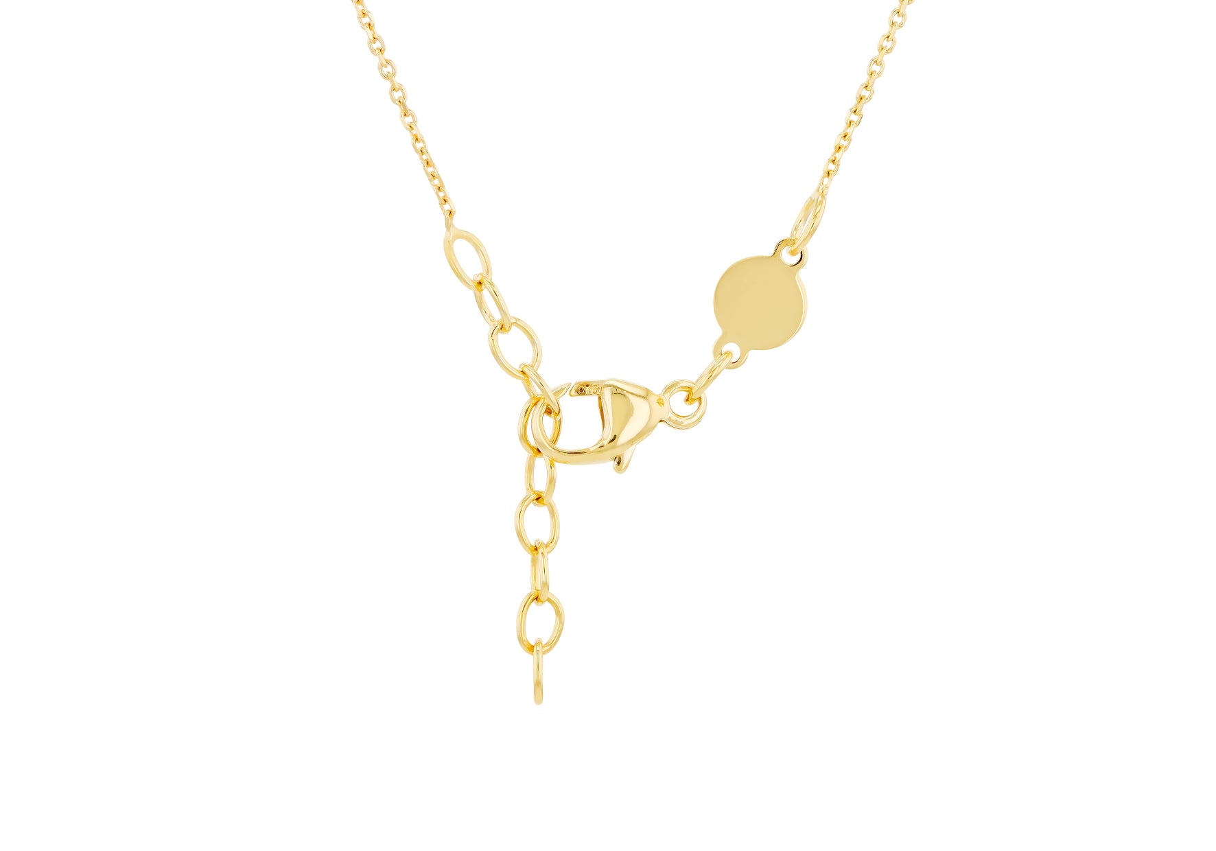 9ct Yellow Gold Teardrops Necklace