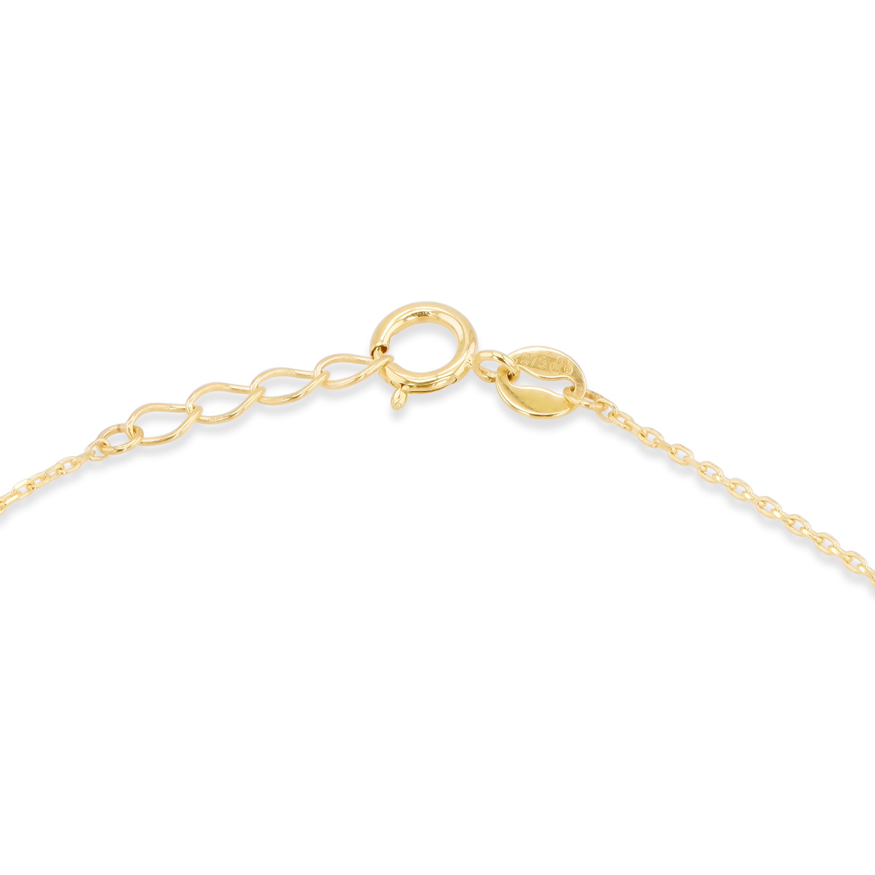 9ct Yellow Gold Rosary Bar Bracelet