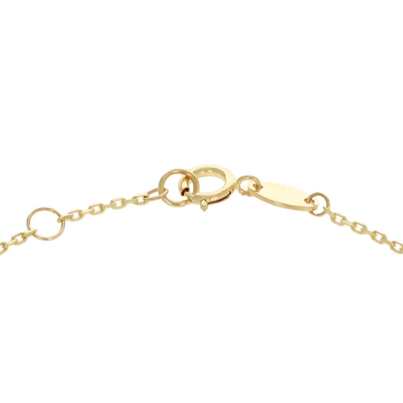 9ct Yellow Gold Heart Lock Charm Drop Bracelet