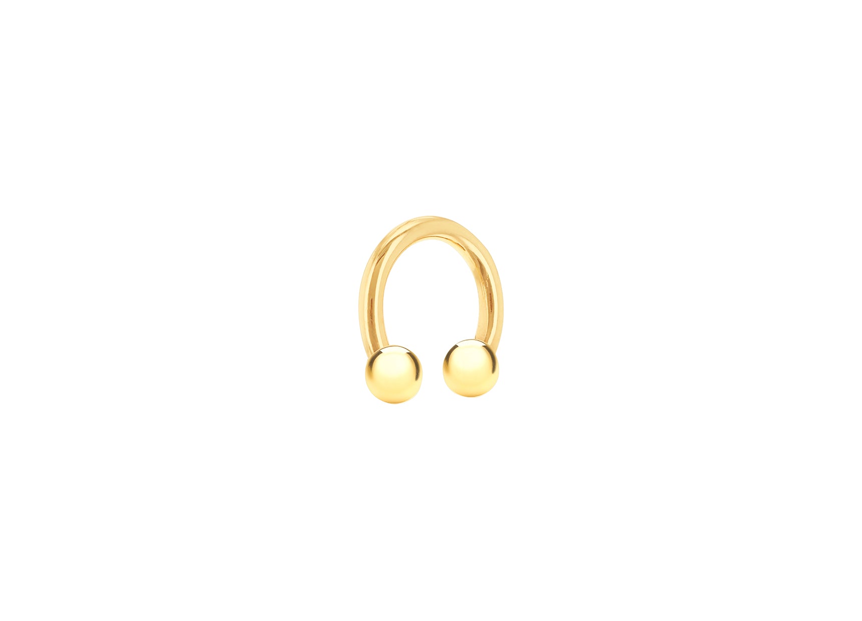 9ct Yellow Gold Nose Piercing Hoop