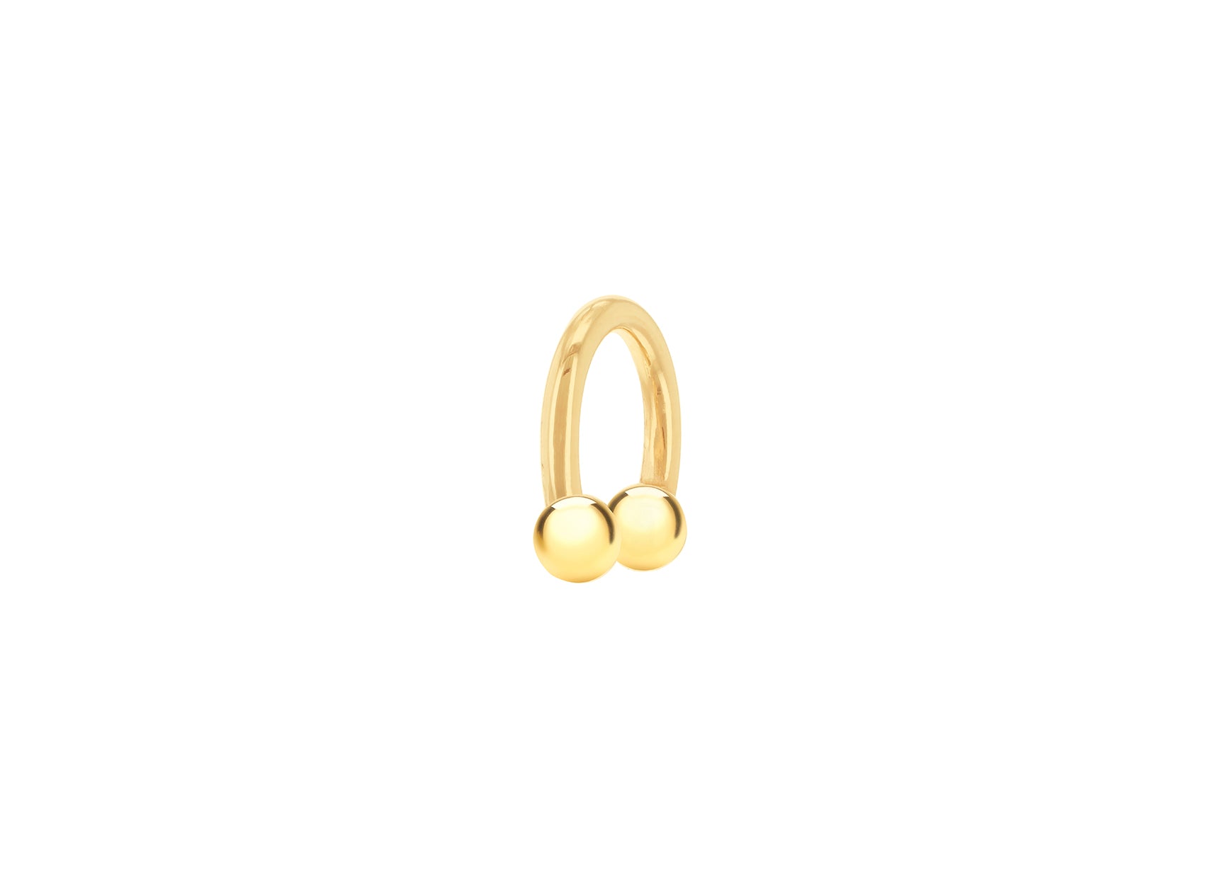 9ct Yellow Gold Nose Piercing Hoop