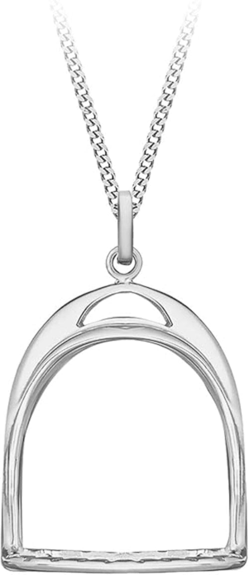 Sterling Silver Stirrup Pendant