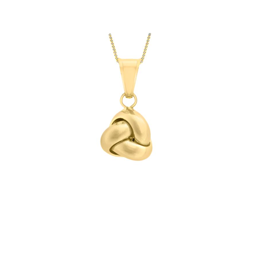 18ct Yellow Gold Small Triple-Knot Pendant