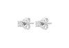18ct White Gold 0.25ct Diamond 3mm Stud Earrings
