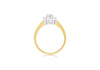 18ct Yellow Gold 0.50ct Seven Diamond Cluster Ring