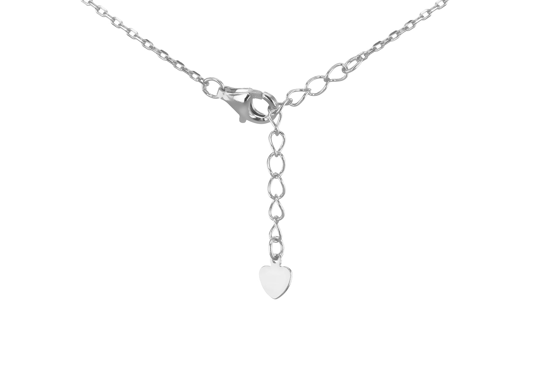 Sterling Silver Clover Malachite Zirconia Pendant