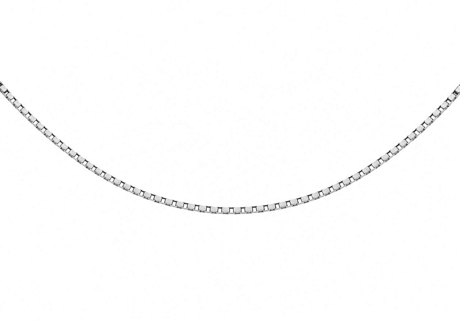 Sterling Silver 115 Ultra-Slim Adjustable Box Chain