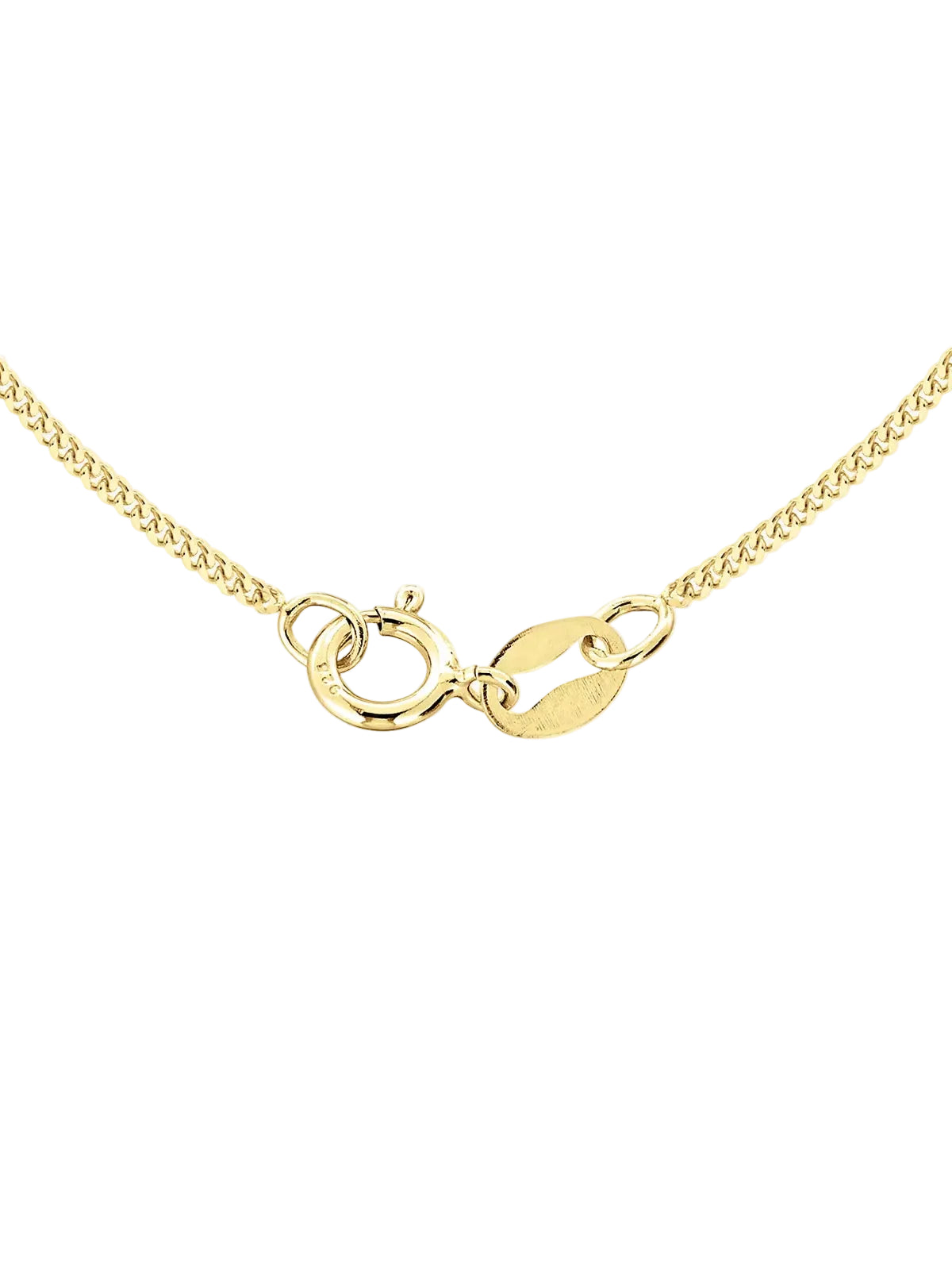 9ct Yellow Gold Etched St Christopher Heart Locket