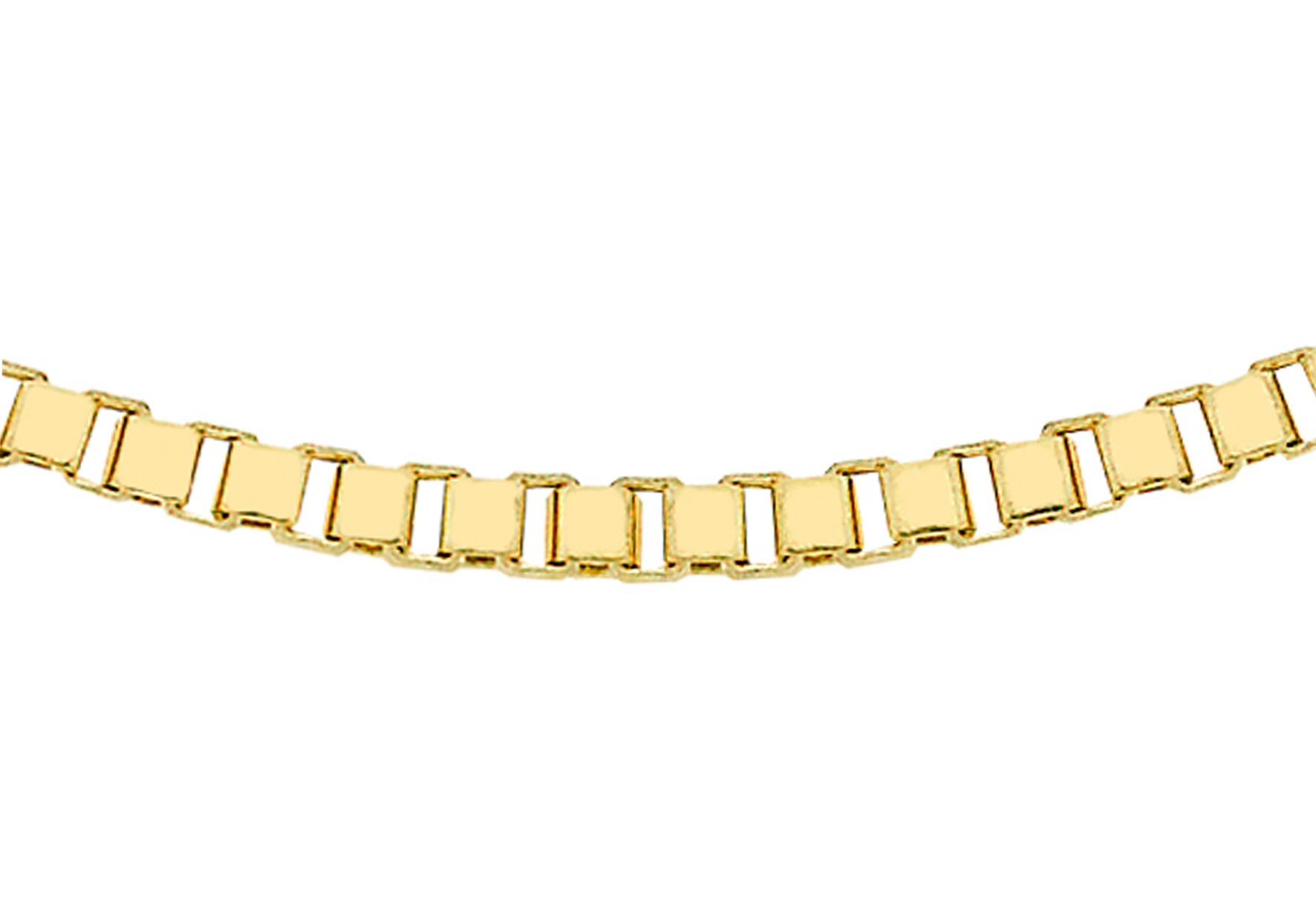 9ct Yellow Gold 30 Venetian Box Chain