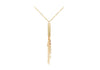 9ct Yellow Gold Tassel Bar Necklace