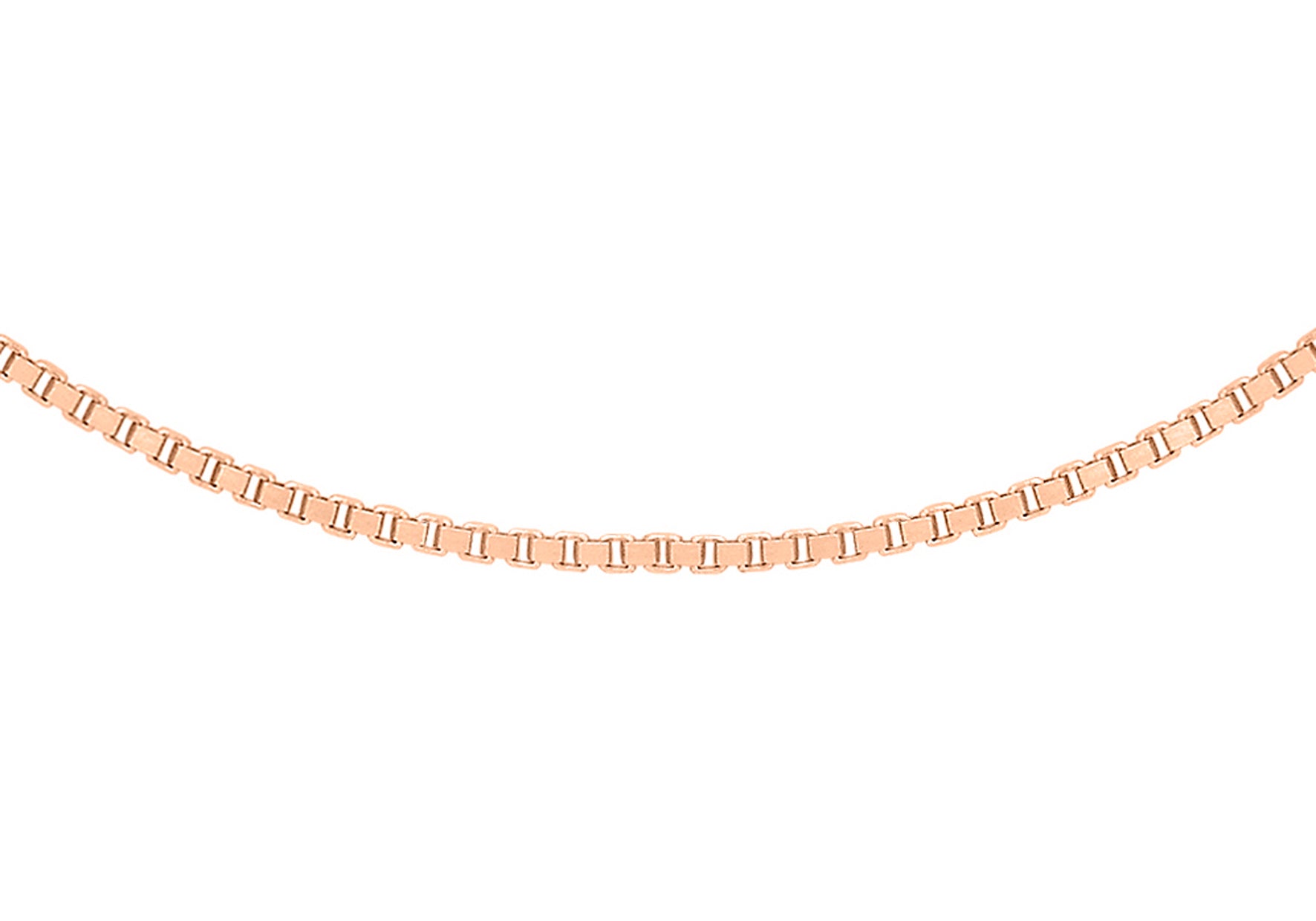 9ct Rose Gold 12 Venetian Box Chain