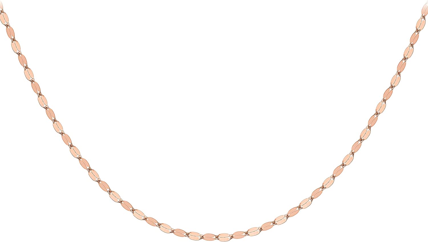 9ct Rose Gold Forzatina Chain