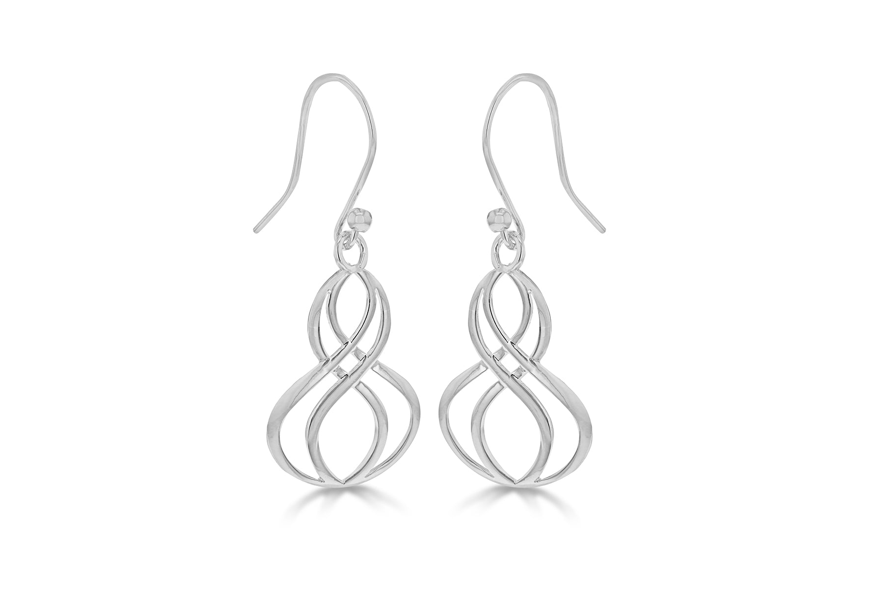Sterling Silver Drop Hook Earrings