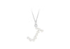 Sterling Silver Freshwater Pearls Initials Pendant