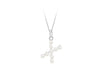 Sterling Silver Freshwater Pearls Initials Pendant