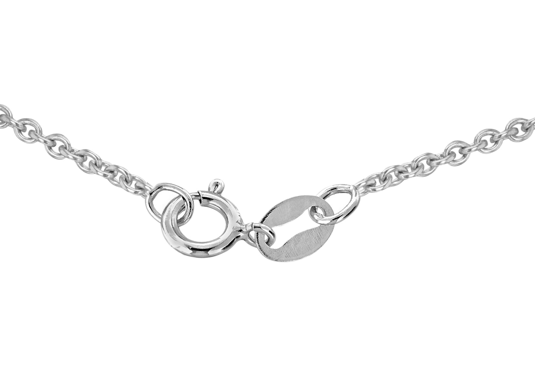 18ct White Gold 0.38ct Diamond Teardrop Pendant Necklace