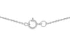 18ct White Gold 0.03ct Diamond and Freshwater Pearl Butterfly Necklace