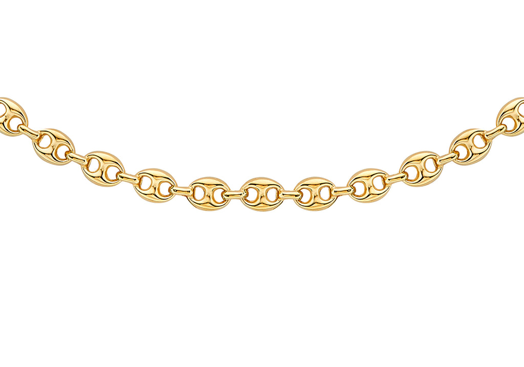 9ct Yellow Gold Mariner Rambo Chain