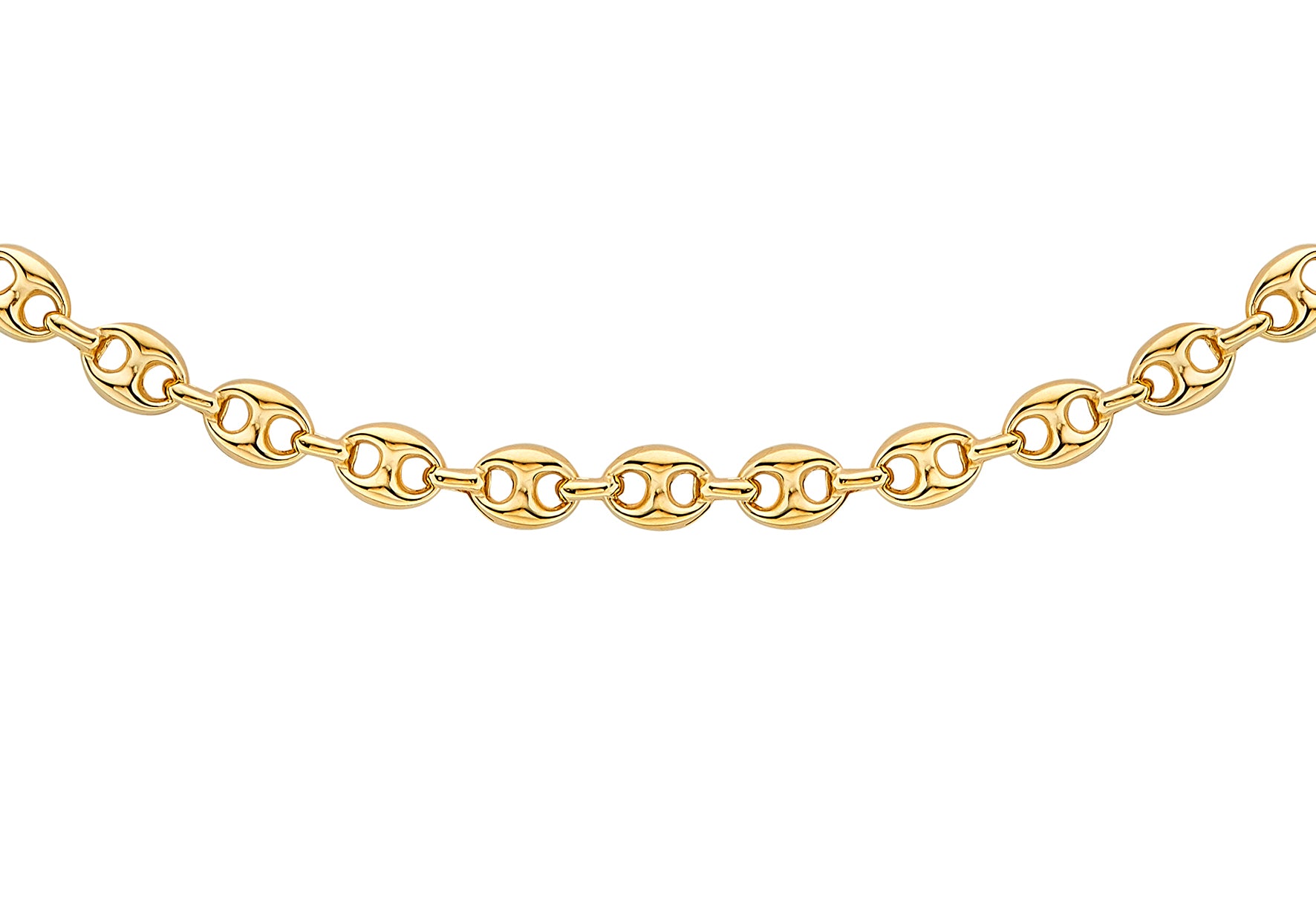 9ct Yellow Gold Mariner Rambo Chain