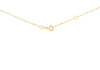 9ct Yellow Gold 0.08ct Diamond & Emerald Trilogy Pendant