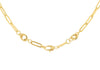 9ct Yellow Gold Knot Paper Links Necklace