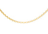 9ct Yellow Gold 60 Square Paper Chain