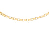 9ct Yellow Gold 60 Square Paper Chain