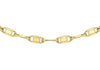 9ct Yellow Gold Flat Oval Link Chain