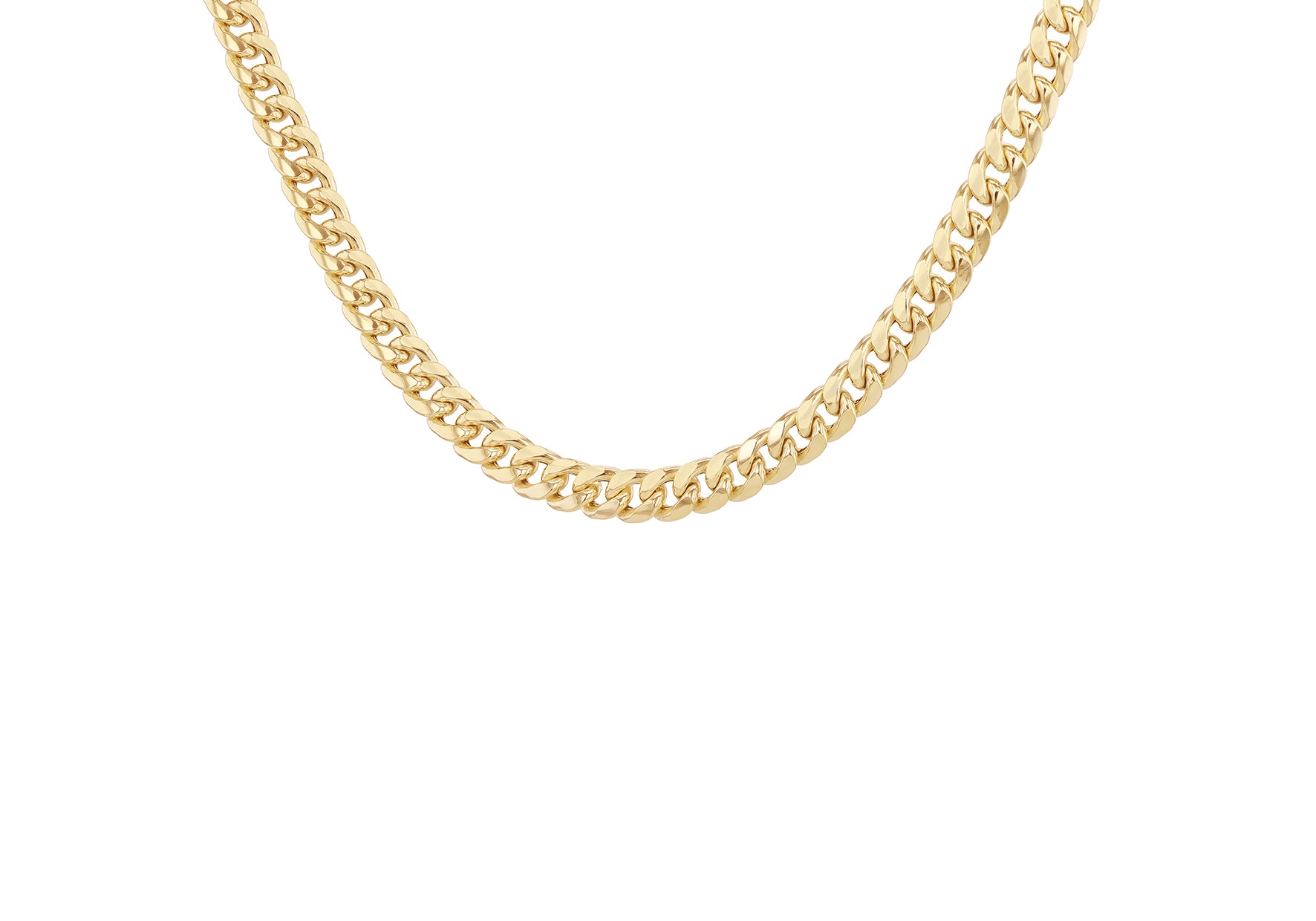 9ct Yellow Cuban Link Chain