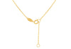 9ct Yellow Gold Mother Of Pearl Crescent Pendant