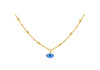 9ct Yellow Gold Evil Eye Ball Chain Pendant