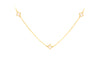 9ct Yellow Gold Mother of Pearl Clover Necklace