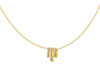 9ct Yellow Gold Triple Bar Pendant