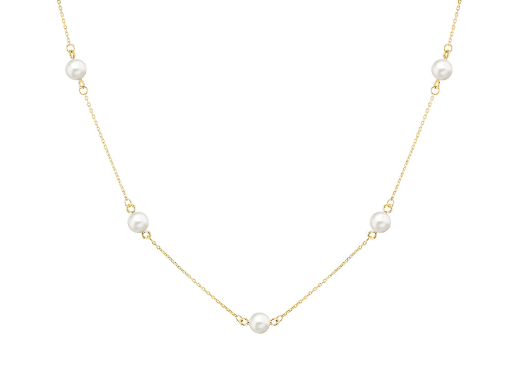 9ct yellow Gold Freshwater Pearl Necklace