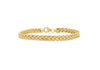 9ct Yellow Gold Byzantine Weave Bracelet