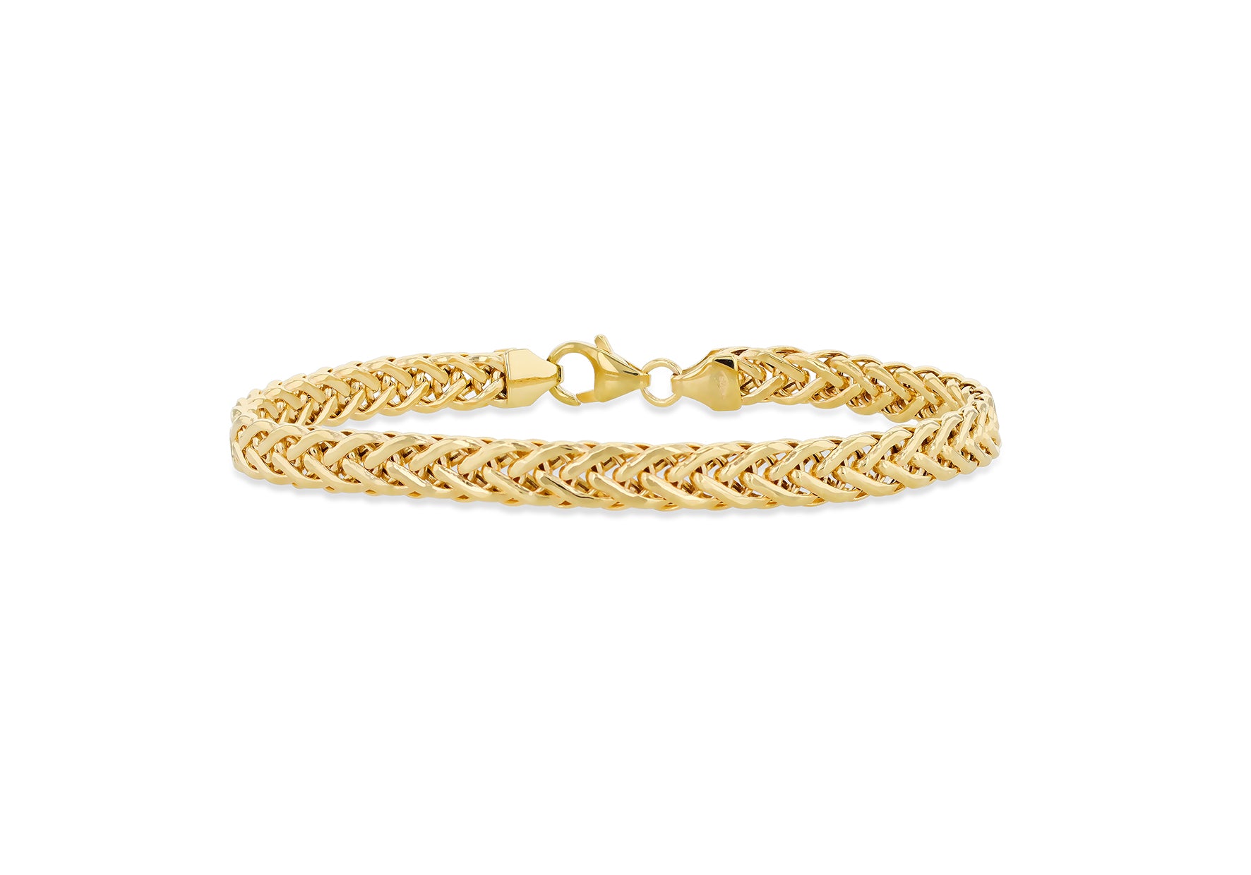 9ct Yellow Gold Byzantine Weave Bracelet