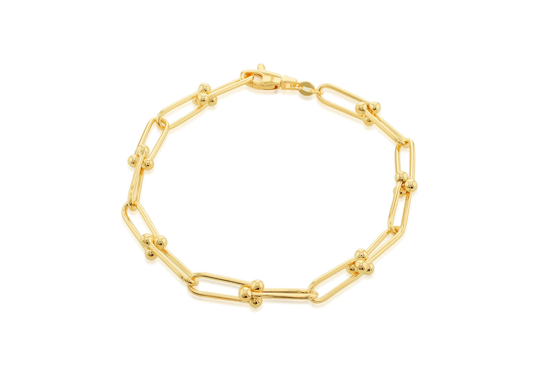 9ct Yellow Gold Paperlinks Bracelet
