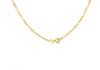 9ct Yellow Gold Diamond Cut Figaro Belcher Chain Bracelet