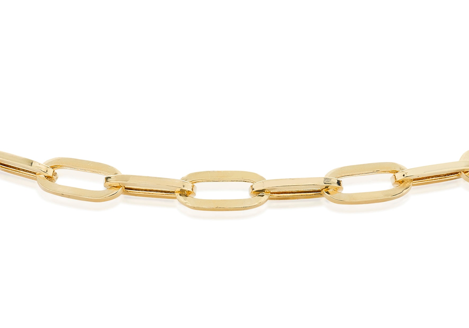 9ct Yellow Gold Paper Chain Bracelet