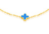9ct Yellow Gold Turquoise Petals Bracelet