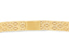 9ct Yellow Gold Honeycomb Links Bracelet