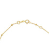 9ct Yellow Gold Starburst Clover Adjustable Trace & Ball Chain Bracelet