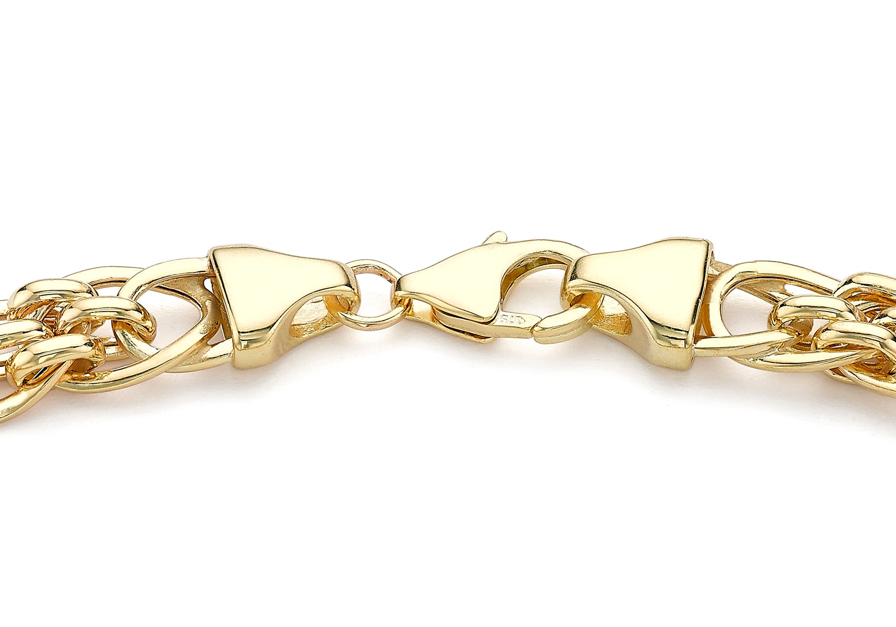 9ct Yellow Gold Open Links Panther Bracelet