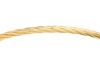 9ct Yellow Gold Half Twist Bangle