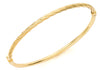 9ct Yellow Gold Half Twist Bangle