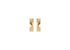 9ct Gold Faceted Small Hoop Earrings