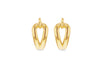 9ct Yellow Gold Hook knot Earrings