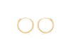 9ct Yellow Gold Small Sleeper Hoop Earrings