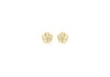 9ct Yellow Gold Mother of Pearl Flower Stud Earrings